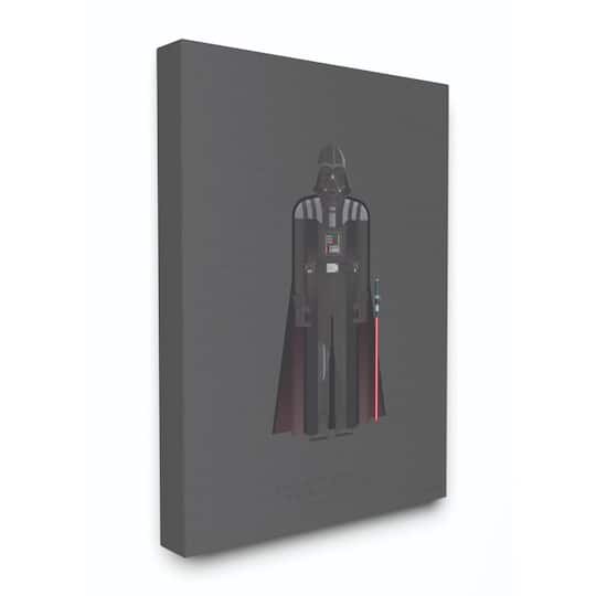Stupell Industries Star Wars™ Darth Vader Minimalist Illustration Canvas Wall Art